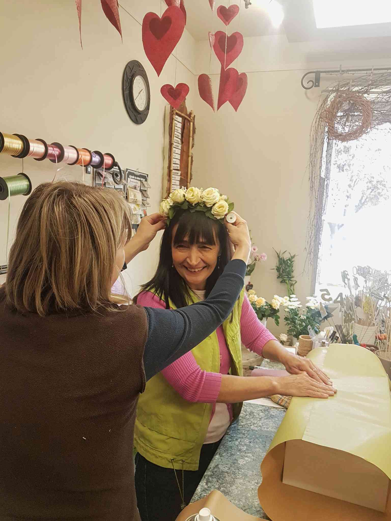 Köllőné Hettyei Mariann virágkötő