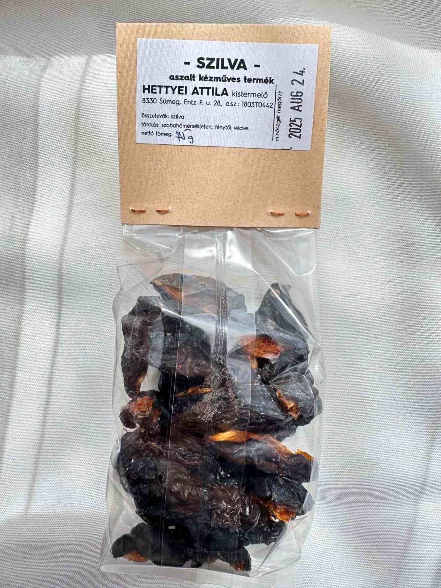 aszalt szilva
